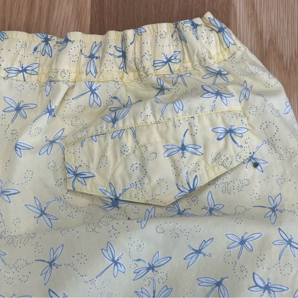 Lilly Pulitzer Men’s Yellow Dragonfly Preppy Mid Length Swim Trunks - Size XL - Picture 6 of 7